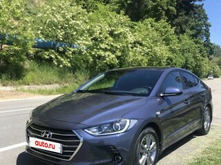2017 Hyundai Elantra VI (AD), синий, 1300000 рублей, вид 1