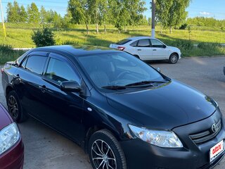 2008 Toyota Corolla X (E140, E150), чёрный, 600000 рублей, вид 3