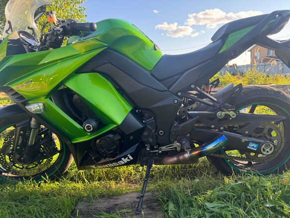 2015 Kawasaki Z 1000SX, зелёный, 850000 рублей - вид 3