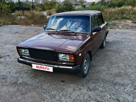 2005 Lada (ВАЗ) 2107, пурпурный, 120000 рублей, вид 2