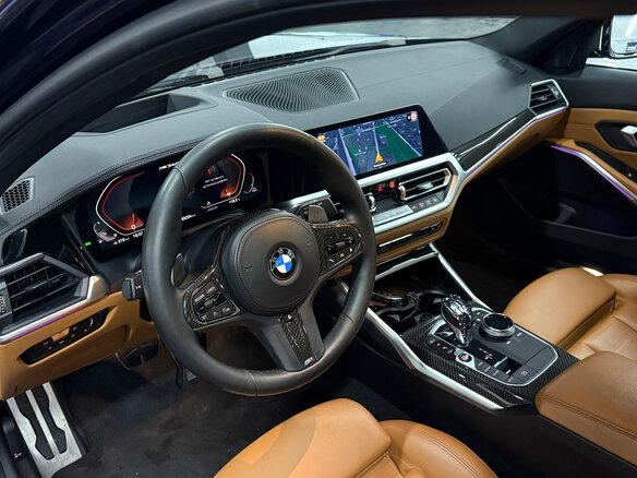 2019 BMW 3 серии M340i xDrive VII (G2x), синий, 5000000 рублей - вид 8