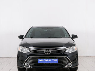 2015 Toyota Camry VII (XV50) Рестайлинг, чёрный, 2399000 рублей, вид 2