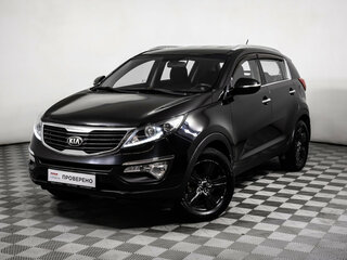 2013 Kia Sportage III, чёрный, 1250000 рублей, вид 1