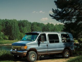 1992 Ford Econoline IV, голубой, 1300000 рублей, вид 1