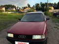1989 Audi 80 IV (B3), красный