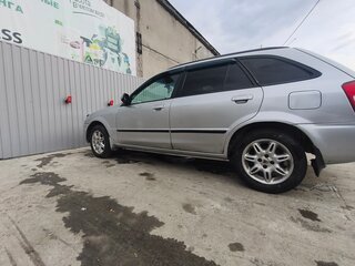 1999 Mazda Familia S-Familia S-Wagon VIII (BJ), серебристый, 215000 рублей, вид 2