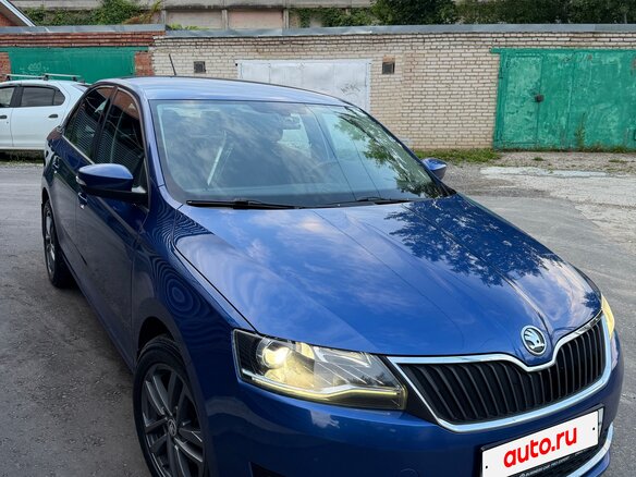 2019 Skoda Rapid I Рестайлинг, синий - вид 1
