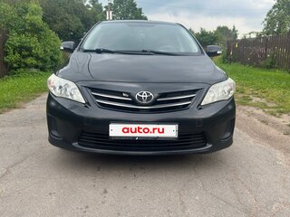 2011 Toyota Corolla X (E140, E150) Рестайлинг, чёрный, 1000000 рублей, вид 2