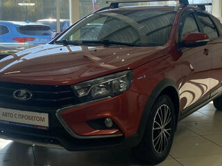 2019 Lada (ВАЗ) Vesta SW I, красный, 1080000 рублей, вид 3