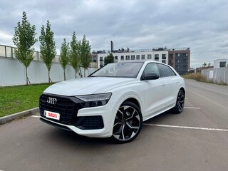 2019 Audi Q8 45 TDI I (4M), белый, 5535000 рублей, вид 1