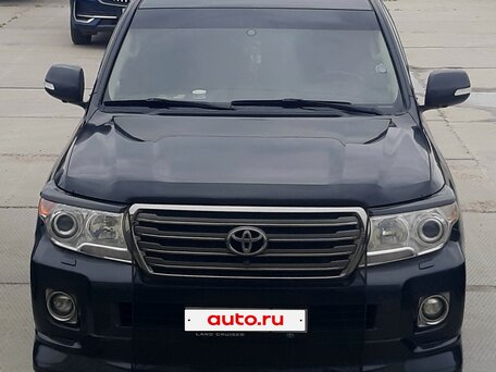 2012 Toyota Land Cruiser 200 Series Рестайлинг 1, чёрный, 3350000 рублей, вид 1