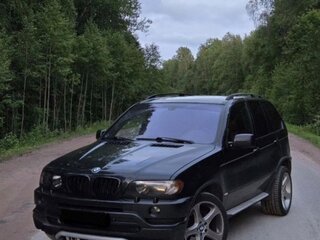 2002 BMW X5 4.6is I (E53), чёрный, 1150000 рублей, вид 2
