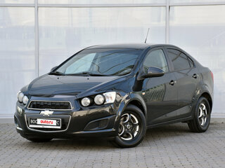 2013 Chevrolet Aveo II, чёрный, 595000 рублей, вид 2