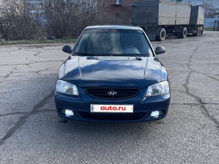2008 Hyundai Accent ТагАЗ II, синий, 525000 рублей, вид 3