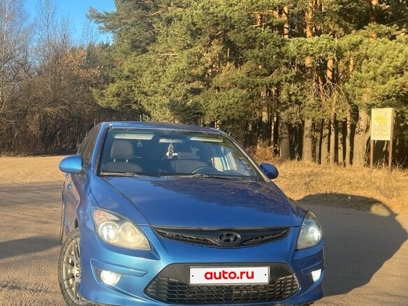 2010 Hyundai i30 I Рестайлинг, синий, 690000 рублей - вид 1