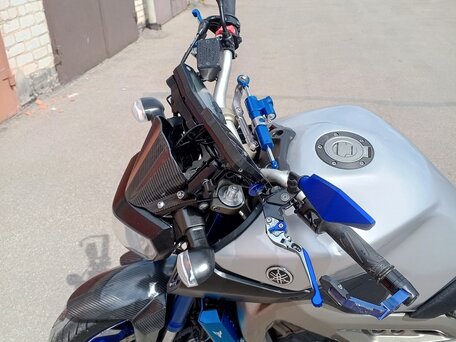 2015 Yamaha MT-09 (FZ-09), серый, 650000 рублей, вид 4