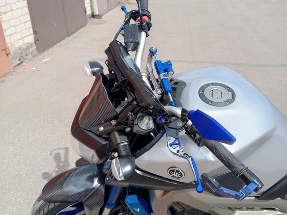 2015 Yamaha MT-09 (FZ-09), серый, 650000 рублей - вид 3