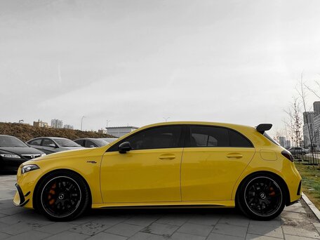 2019 Mercedes-Benz A-Класс AMG 45 AMG S II (W177), жёлтый, 4500000 рублей, вид 5