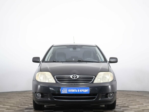 2005 Toyota Corolla IX (E120, E130) Рестайлинг, чёрный - вид 1