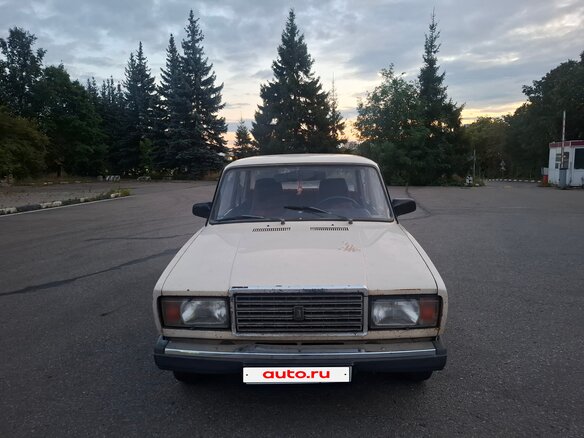 1996 Lada (ВАЗ) 2107, бежевый - вид 1