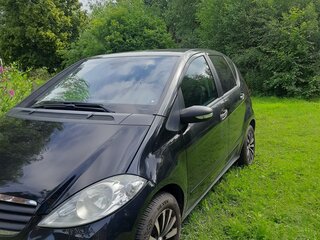 2007 Mercedes-Benz A-Класс 150 II (W169), чёрный, 550000 рублей, вид 1