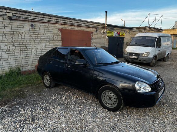 2008 Lada (ВАЗ) Priora I, серый, 160000 рублей - вид 2