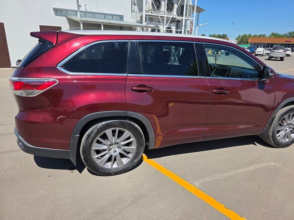 2014 Toyota Highlander III (XU50), красный, 2550000 рублей - вид 15