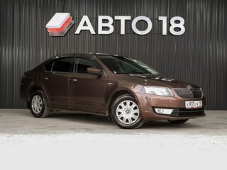 2016 Skoda Octavia III (A7), коричневый, 1375000 рублей, вид 2