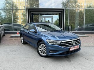 2020 Volkswagen Jetta VII, синий, 1859000 рублей, вид 3