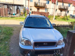 2001 Hyundai Santa Fe I, серебристый, 430000 рублей, вид 1