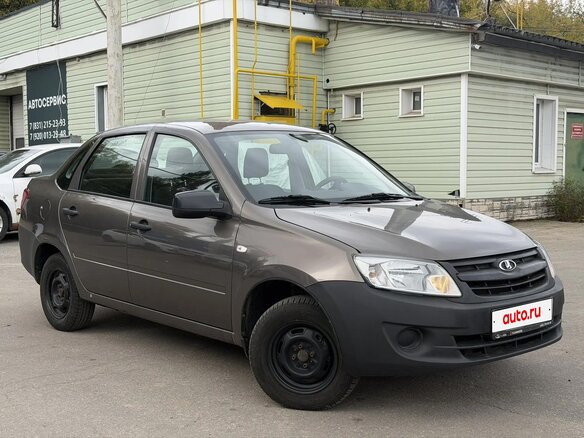 2018 Lada (ВАЗ) Granta I, коричневый, 470000 рублей - вид 2