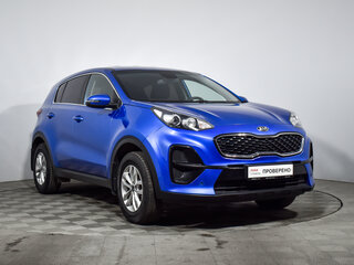 2019 Kia Sportage IV Рестайлинг, синий, 1550000 рублей, вид 3