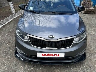 2017 Kia Rio III Рестайлинг, серый, 870000 рублей, вид 1