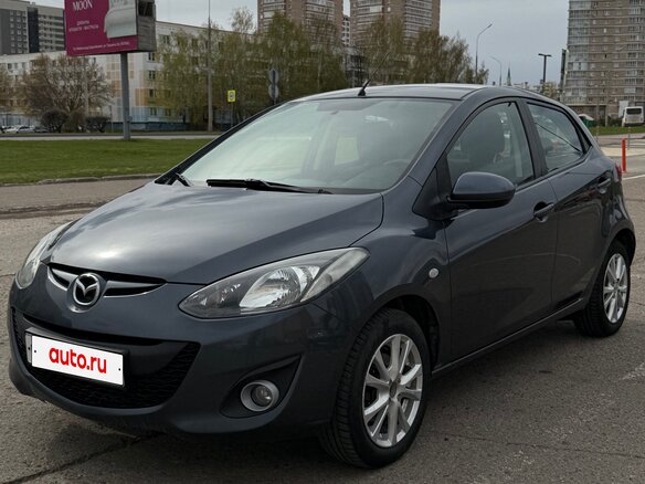 2011 Mazda 2 II Рестайлинг (DE2), серый, 630000 рублей - вид 1
