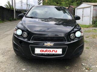2013 Chevrolet Aveo II, чёрный, 540000 рублей, вид 2