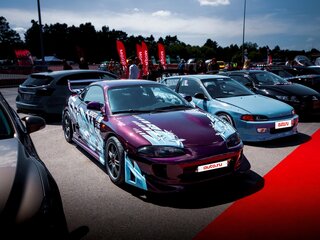 1998 Mitsubishi Eclipse II, фиолетовый, 1415000 рублей, вид 3