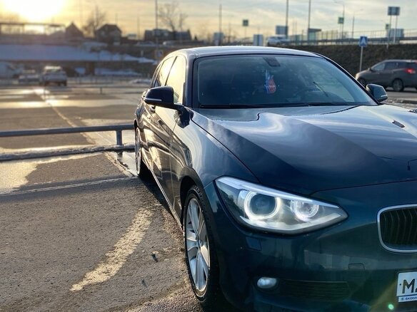 2012 BMW 1 серии 116i II (F20/F21), синий, 1099000 рублей - вид 3