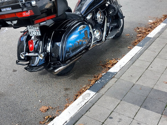 2007 Kawasaki VN1600 Vulcan, чёрный, 700000 рублей - вид 6