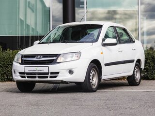 2013 Lada (ВАЗ) Granta I, белый, 370000 рублей, вид 1
