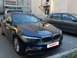 2017 BMW 5 серии 520d xDrive VII (G30/G31/G38), синий, 2899999 рублей, вид 4