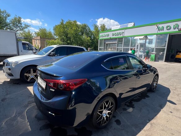2014 Mazda 3 III (BM), синий, 1350000 рублей - вид 11