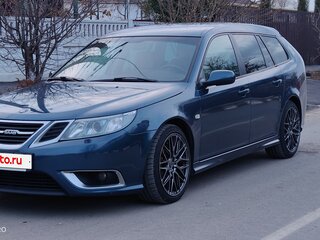2008 Saab 9-3 II Рестайлинг, синий, 999999 рублей, вид 1