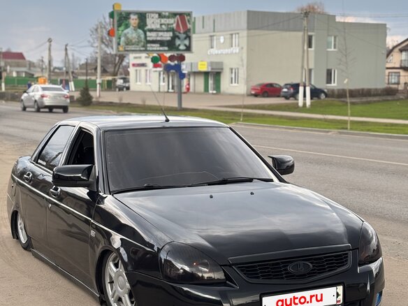 2011 Lada (ВАЗ) Priora I, чёрный, 950000 рублей - вид 4