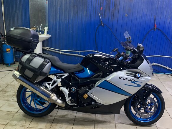 2008 BMW K 1200 S, синий, 700000 рублей - вид 7