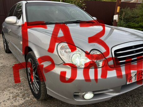2006 Hyundai Sonata ТагАЗ IV (EF) Рестайлинг, серебристый, 550000 рублей, вид 1