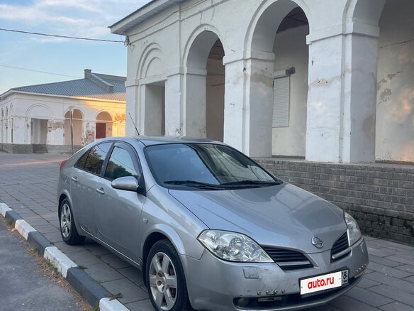 2002 Nissan Primera III (P12), серебристый - вид 2