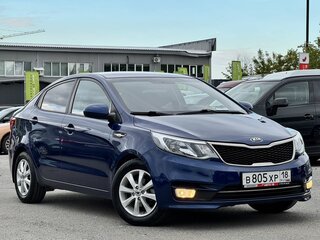 2016 Kia Rio III Рестайлинг, синий, 1199000 рублей, вид 2