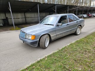 1990 Mercedes-Benz 190 (W201), серый, 780000 рублей, вид 1