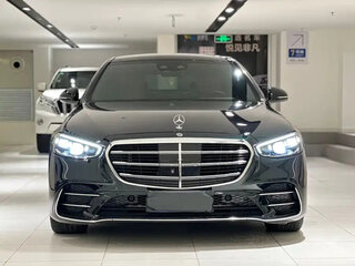 2022 Mercedes-Benz S-Класс 450 Long 4MATIC VII (W223), чёрный, 9092027 рублей, вид 2