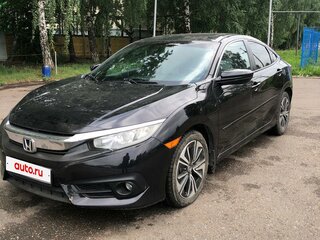 2016 Honda Civic X, чёрный, 1680000 рублей, вид 1